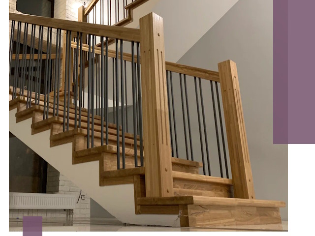 Реставрация деревянных и металлических лестниц в Вологде