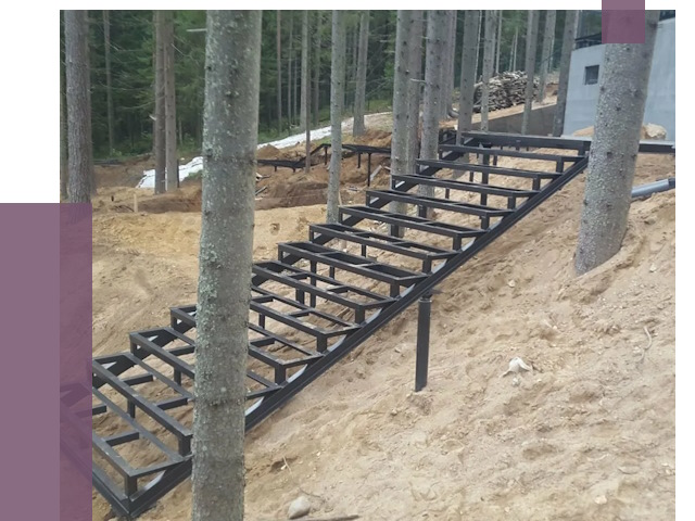 Монтаж металлических лестниц в Вологде от 13610 руб. 