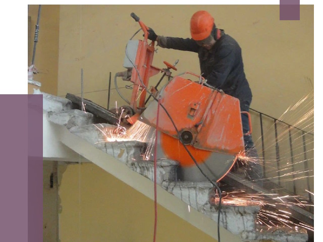 Демонтаж бетонных лестниц в Вологде от 4622 руб. за м2 | ПРОЛЁТ-Вгд