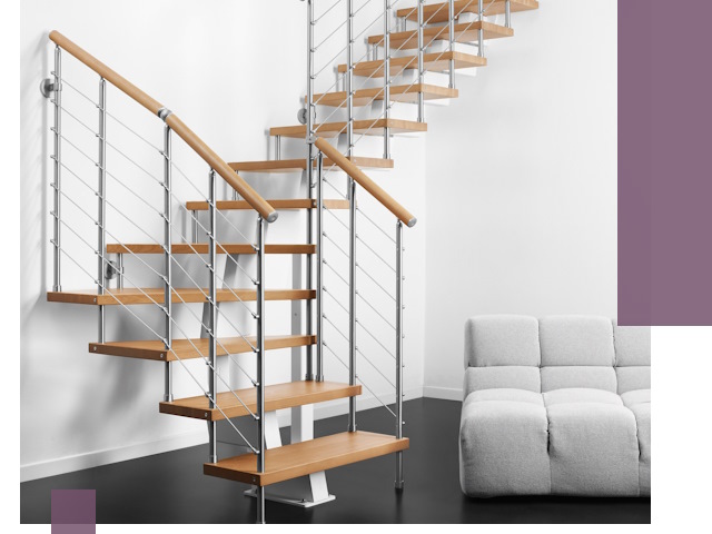 Модульные лестницы под ключ в Вологде — монтаж и изготовление