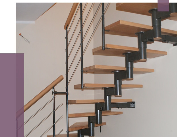 Изготовление модульных лестниц в Вологде от 11556 руб. 