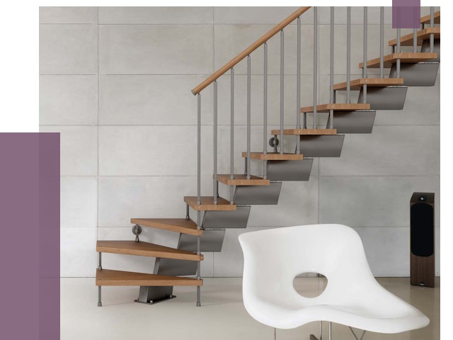 Монтаж модульных лестниц в Вологде от 6369 руб. 