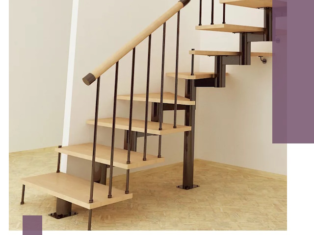 Монтаж лестниц на больцах в Вологде — быстро и надежно