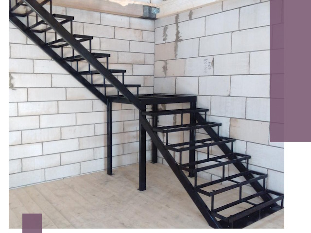 Лестницы на металлокаркасе под ключ в Вологде — изготовление и монтаж