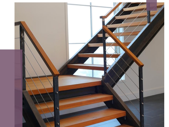 Изготовление лестниц на металлокаркасе в Вологде от 19003 руб. | ПРОЛЁТ-Вгд