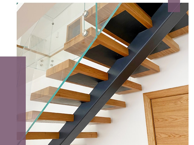 Лестницы на монокосоуре в Вологде от 19003 руб. под ключ | ПРОЛЁТ-Вгд