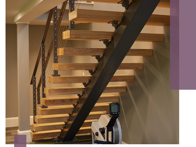 Лестницы на монокосоурах под ключ в Вологде - изготовление и монтаж