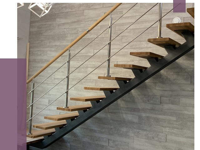 Изготовление лестниц на монокосоуре в Вологде от 76526 руб. 