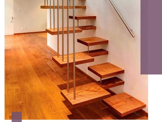 Лестницы «гусиный шаг» на заказ в Вологде для узких пространств