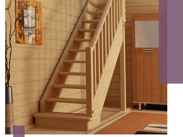 Лестницы эконом класса под ключ в Вологде — недорого и быстро