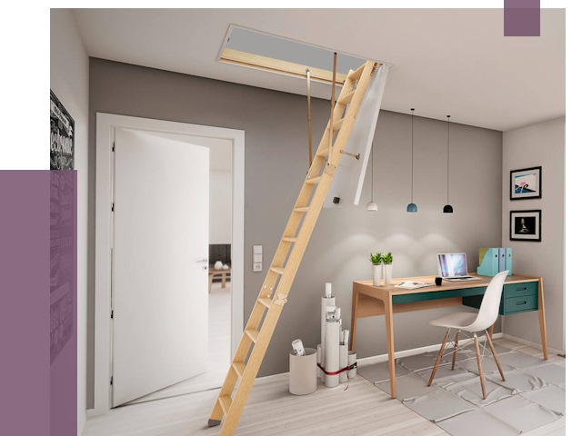 Чердачные лестницы в Вологде — от 14638 руб. | ПРОЛЁТ-Вгд