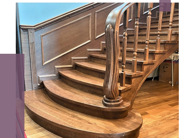 Дубовые лестницы под ключ в Вологде от 177192 руб. — ПРОЛЁТ-Вгд
