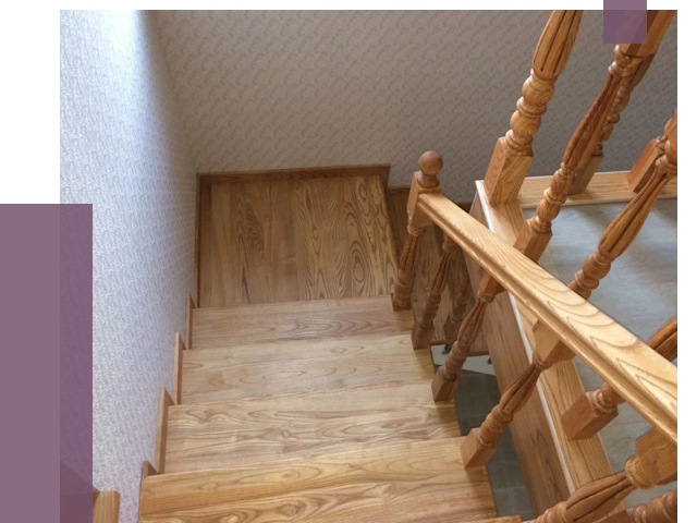 Сосновые лестницы в Вологде под ключ от 8115 руб.  | ПРОЛЁТ-Вгд