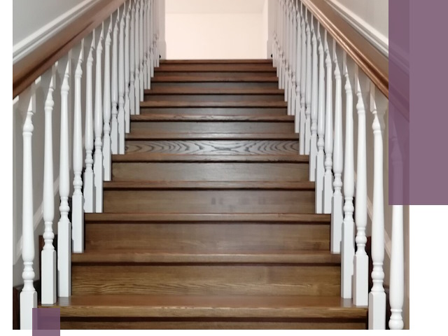 Лестницы из ясеня на заказ в Вологде — изготовление и монтаж