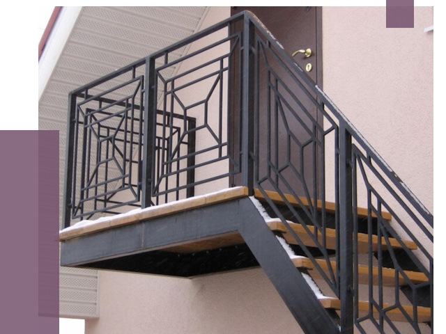 Металлические перила в Вологде от 4314 руб.  | ПРОЛЁТ-Вгд