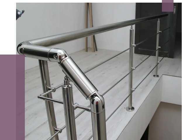 Перила из нержавеющей стали в Вологде от 9039 руб. под ключ | ПРОЛЁТ-Вгд