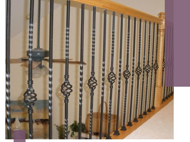 Изготовление и монтаж кованных перил в Вологде под ключ