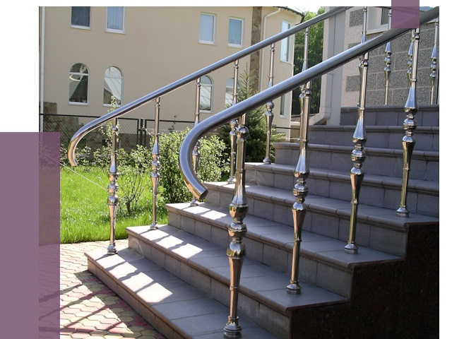 Перила для крыльца в Вологде от 10786 руб. — монтаж ПРОЛЁТ-Вгд