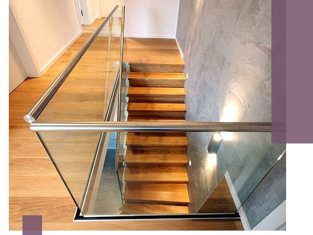 Перила для лестницы в доме — изготовление и монтаж в Вологде