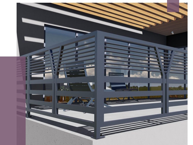 Изготовление балконных ограждений в Вологде от 10786 руб. | ПРОЛЁТ-Вгд