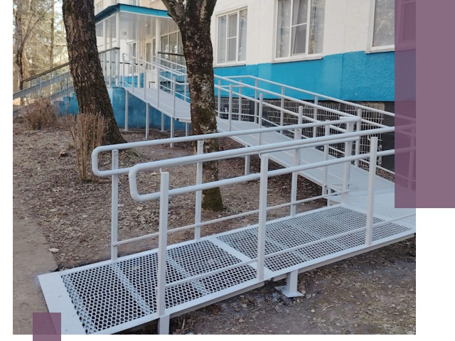 Пандусы под ключ в Вологде: изготовление, монтаж и демонтаж