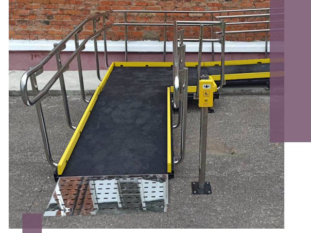 Изготовление наклонных пандусов для инвалидов в Вологде