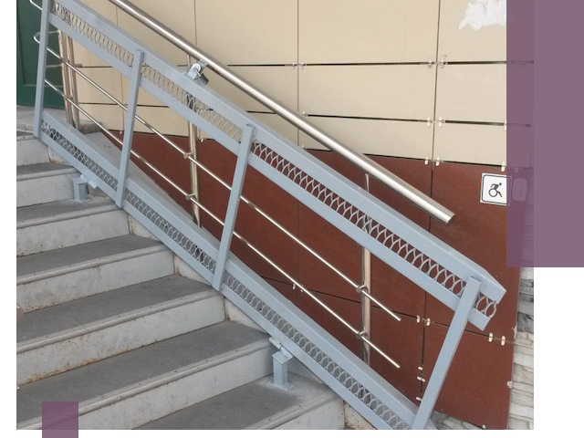 Изготовление откидных пандусов под ключ в Вологде