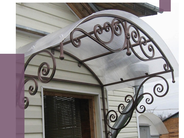 Изготовление козырьков в Вологде от 7396 руб. — заказать | ПРОЛЁТ-Вгд