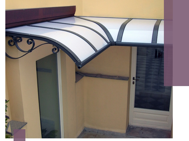 Монтаж козырьков любой сложности в Вологде под ключ