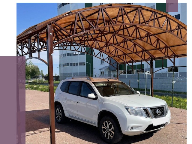 Недорогие навесы в Вологде от 43142 руб.  | ПРОЛЁТ-Вгд