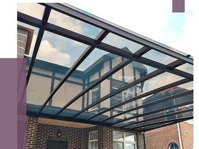 Навесы из поликарбоната в Вологде от 8649 руб. под ключ — ПРОЛЁТ-Вгд