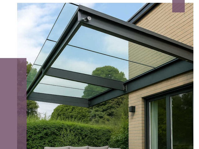 Стеклянные навесы и козырьки в Вологде от 12326 руб.