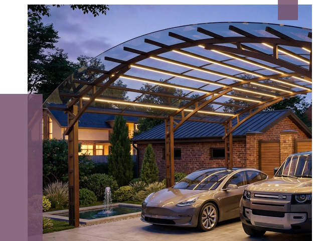 Металлические навесы в Вологде от 12737 руб. под ключ — ПРОЛЁТ-Вгд