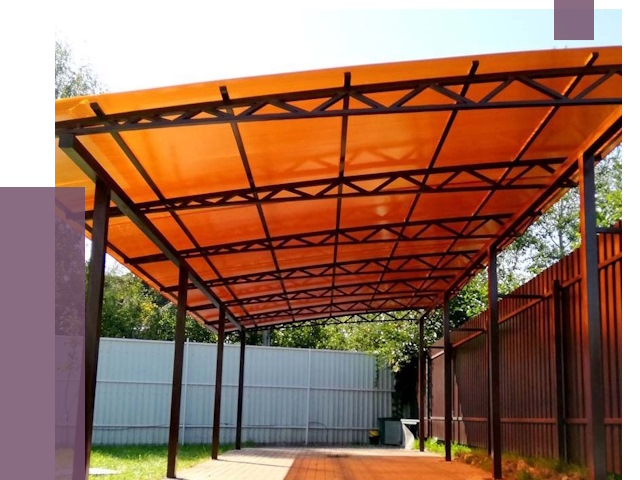 Односкатные навесы под ключ в Вологде от 13200 руб. 