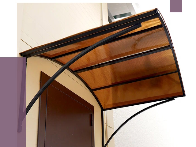 Недорогие козырьки в Вологде от 7622 руб.  | ПРОЛЁТ-Вгд