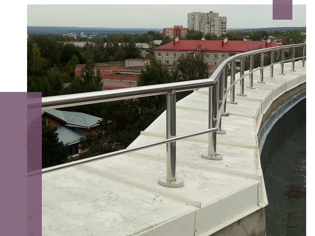 Парапеты и ограждения кровли в Вологде от 4982 руб. 