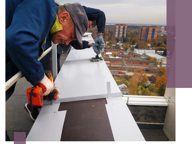 Монтаж парапетов в Вологде — установка прочных металлических ограждений