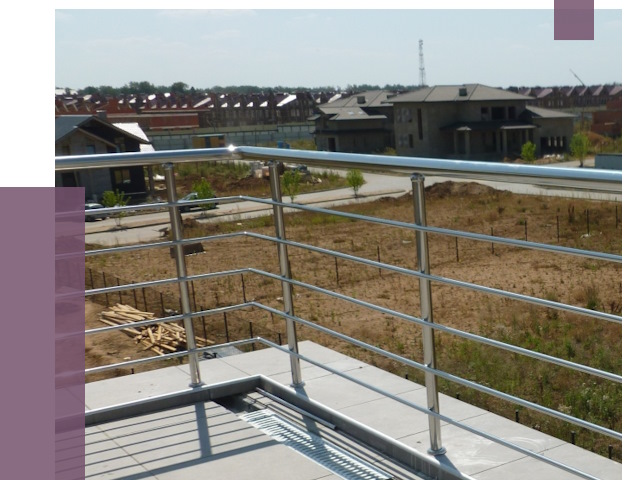 Парапеты из нержавеющей стали в Вологде от 8012 руб. за м² | ПРОЛЁТ-Вгд