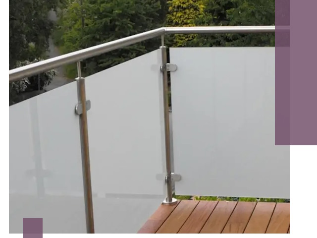 Алюминиевые парапеты для балконов и террас в Вологде