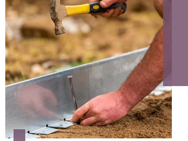 Монтаж металлических бордюров в Вологде быстро и качественно