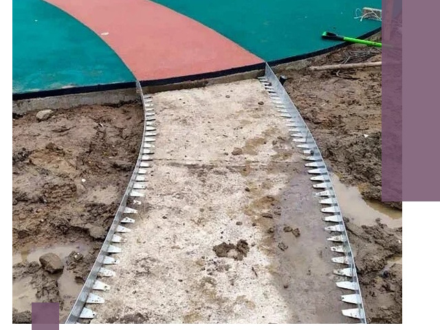 Металлические бордюры для дорожек в Вологде — монтаж и изготовление