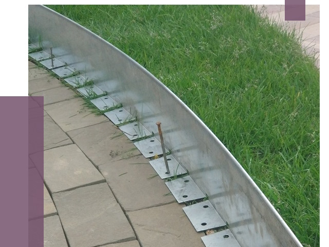 Металлические бордюры для тротуаров в Вологде от 8731 руб.