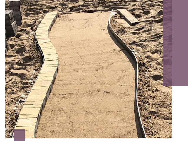 Металлические бордюры для тротуаров в Вологде — прочные и долговечные