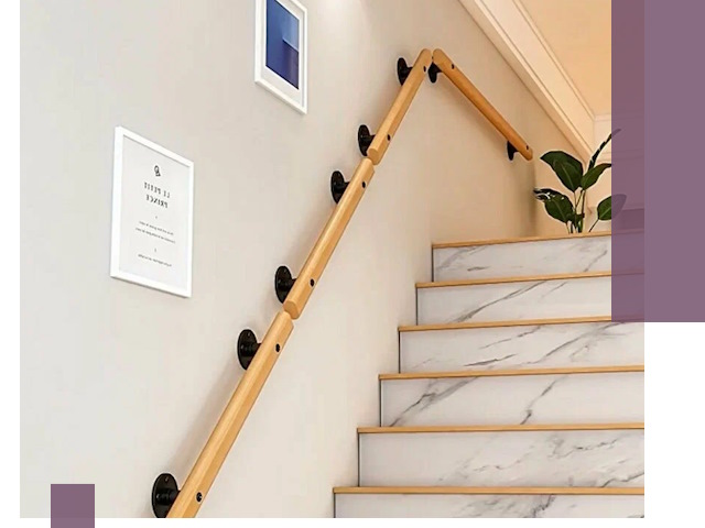 Поручни металлические и деревянные под ключ в Вологде