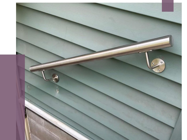 Поручни из нержавеющей стали в Вологде от 7704 руб.  | ПРОЛЁТ-Вгд